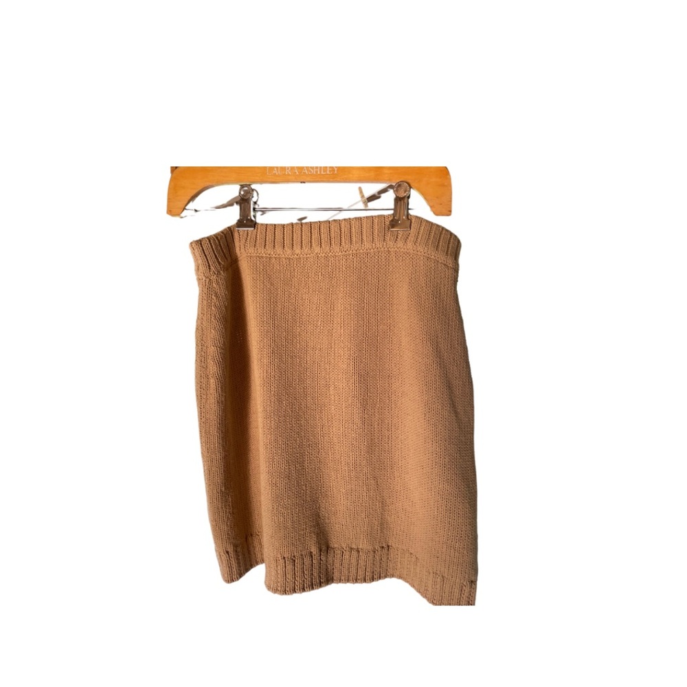 Los Angeles Atelier & other stories 🤍 camel colored knit mini skirt small
